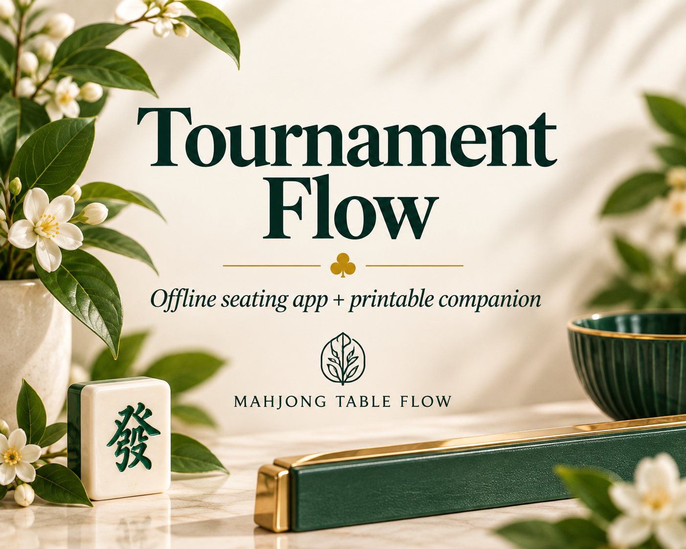 Mahjong Table Flow Tournament Flow approved product cover