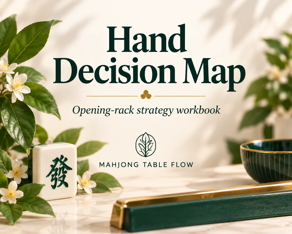 Hand Decision Map: approved Mahjong Table Flow product artwork