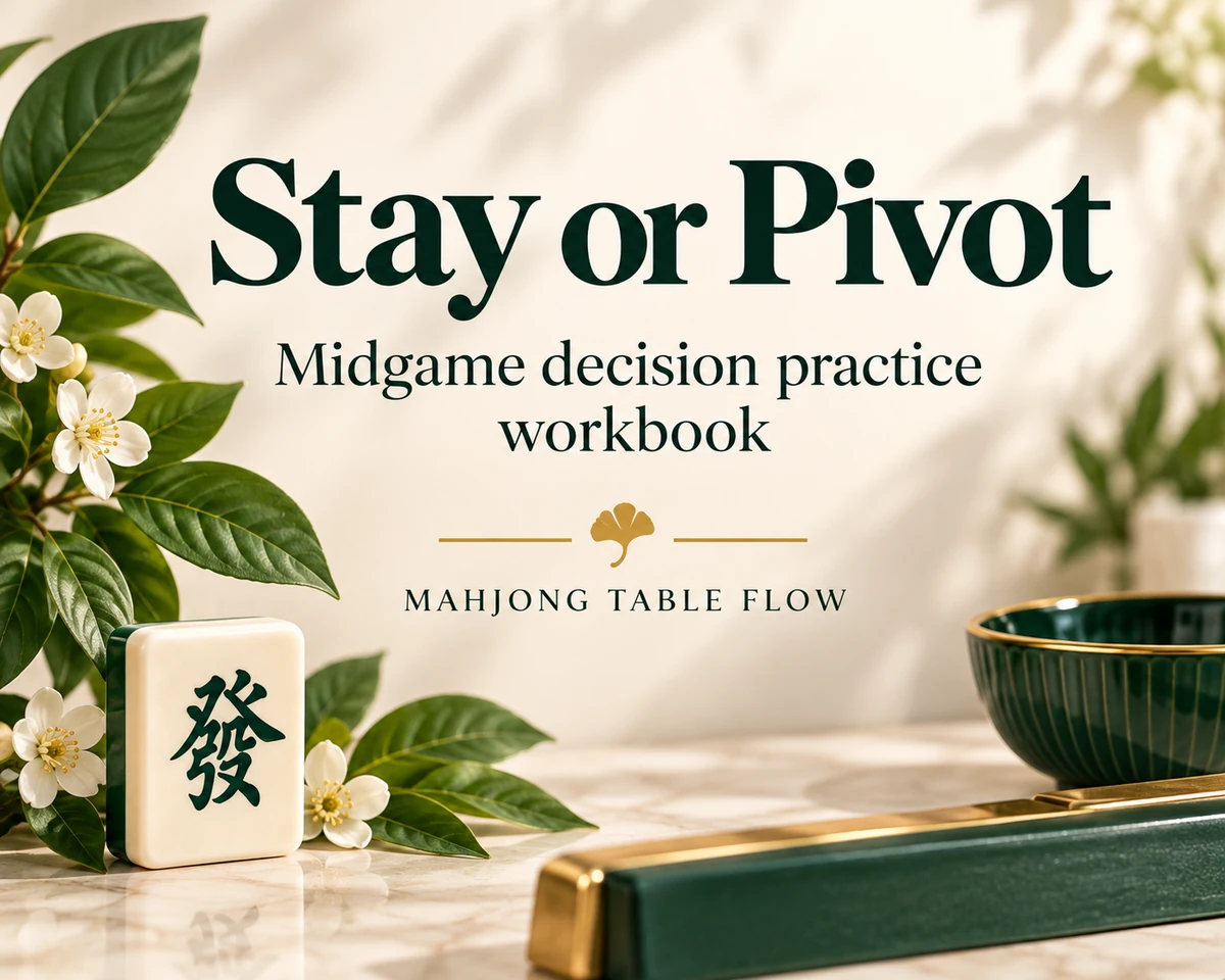 Stay or Pivot: approved Mahjong Table Flow product artwork